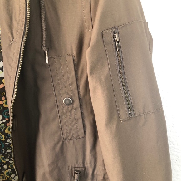 Gap Women's Raincoat Brown sz S - Picture 6 of 8